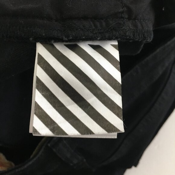 Off-White StreetWear Womens Size 27 Jean 2013 Rare Black Patchwork Logo Jean - Picture 15 of 16